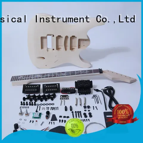 XuQiu custom hollow body guitar kit for sale for beginner 1