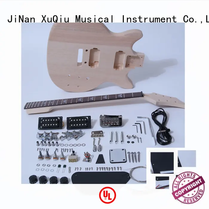 XuQiu semi hollow body guitar kit supplier for beginner 1