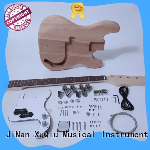 XuQiu unfinished double neck guitar bass kit manufacturer for competition 1