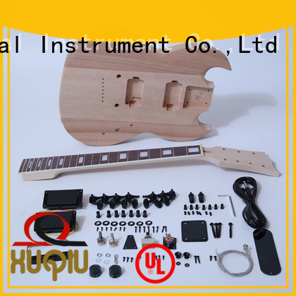 XuQiu cut unfinished guitar kits manufacturer for kids 1