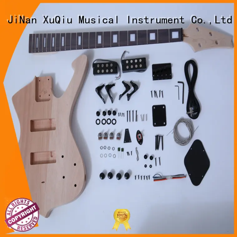 XuQiu electric telecaster bass kit for sale for concert 1