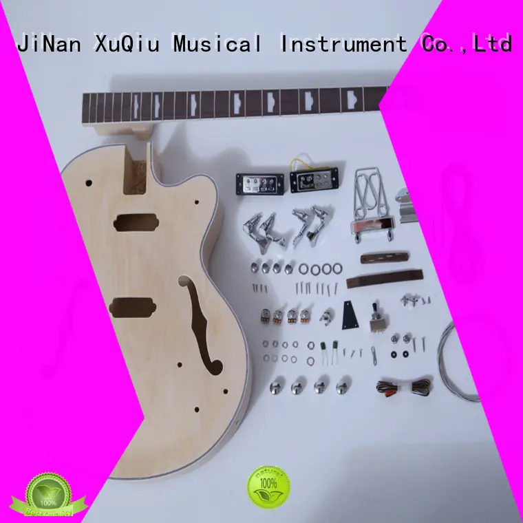 XuQiu snbk014 diy headless bass guitar kit woodwind instruments for student 1