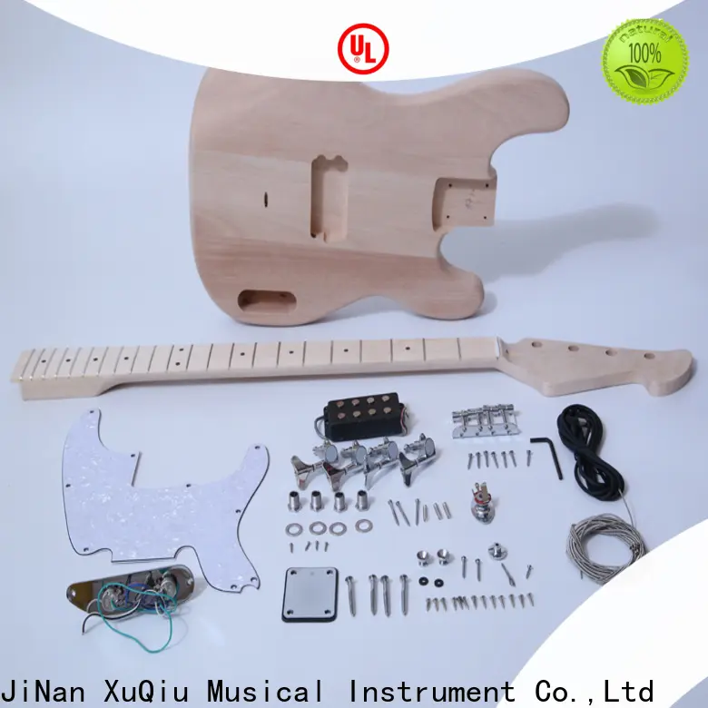 XuQiu custom unfinished bass guitar kit woodwind instruments for competition 1