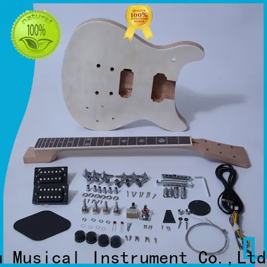 Wholesale diy 8 string guitar kit unfinished manufacturer for kids 1