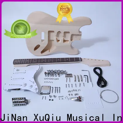 XuQiu unfinished semi hollow guitar kit supplier for beginner 1