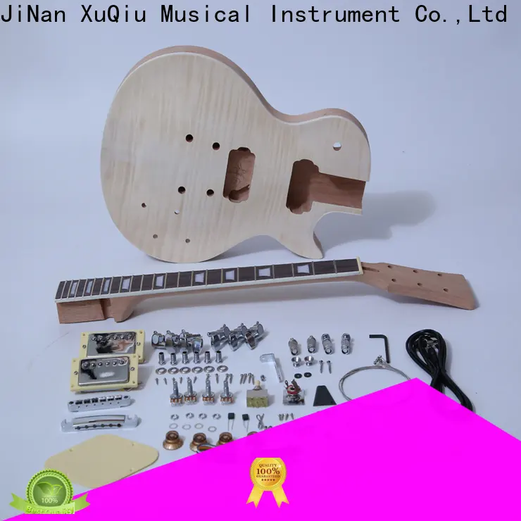 XuQiu sharp hollow guitar kit supplier for kids 1