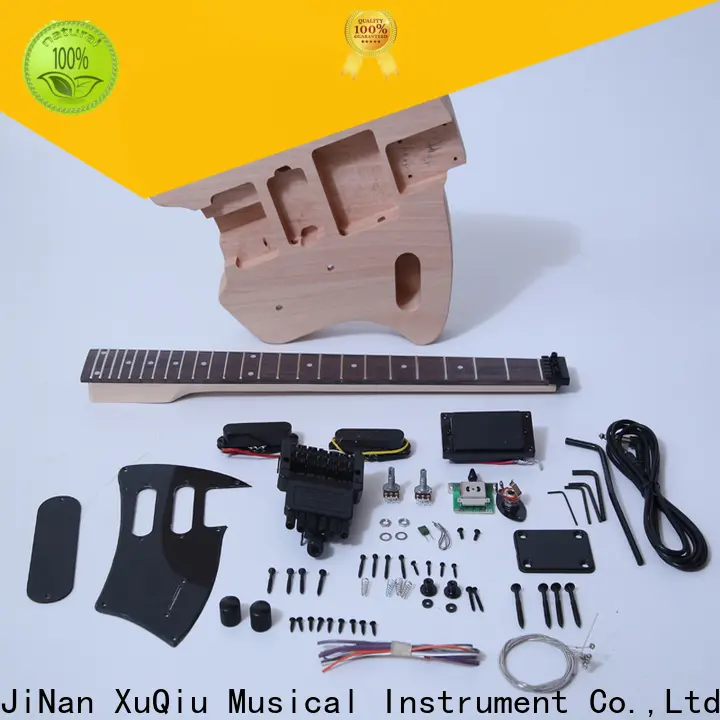 XuQiu unfinished neck through guitar kit for sale for concert 1