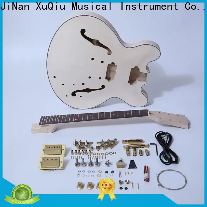 XuQiu sngk008 semi hollow body guitar kit for sale for beginner 1