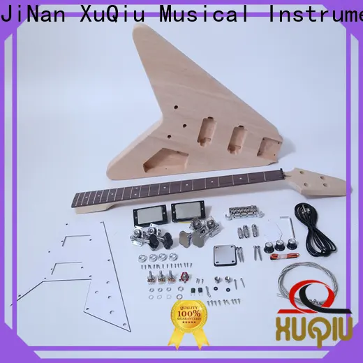 XuQiu hollow diy fretless bass kit factory for student 1