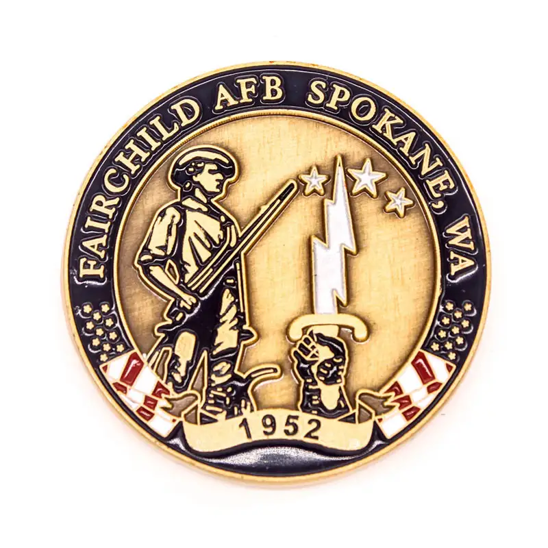 Monedas de desafío del ejército personalizado: honor, tradición y excelencia 1