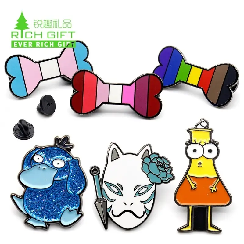 Custom Cartoon Pins - Wholesale & OEM Cute Character Badges Manufacturer 1