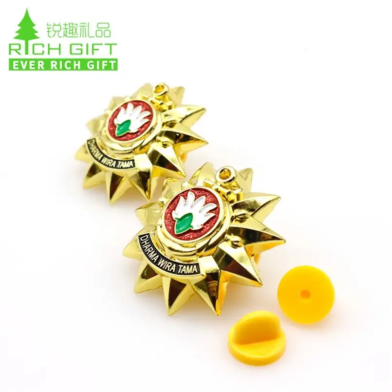 Custom Organizational Pins Manufacturer | Bulk Group Pins & Free Design - EverRichGift 1