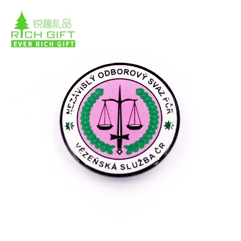 Custom Picture Pins Manufacturer | Photo Lapel Pins & Printed Badges - EverRichGift 1