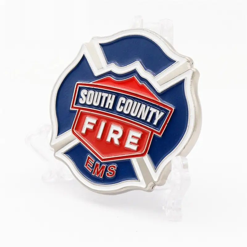 Firefighter Challenge Coins Portfolio | Custom Design Cases | EverRichGift 1