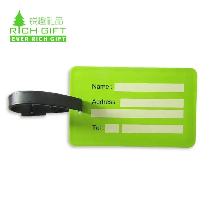 Gepersonaliseerde PVC-bagagelabels - Duurzame & Leverancier van gepersonaliseerde bagagelabels | EverRichGift 1
