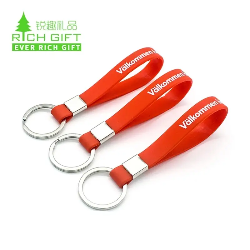 Groothandel in op maat gemaakte siliconen sleutelhangers voor teams en evenementen | Promotionele sleutelhangers 1