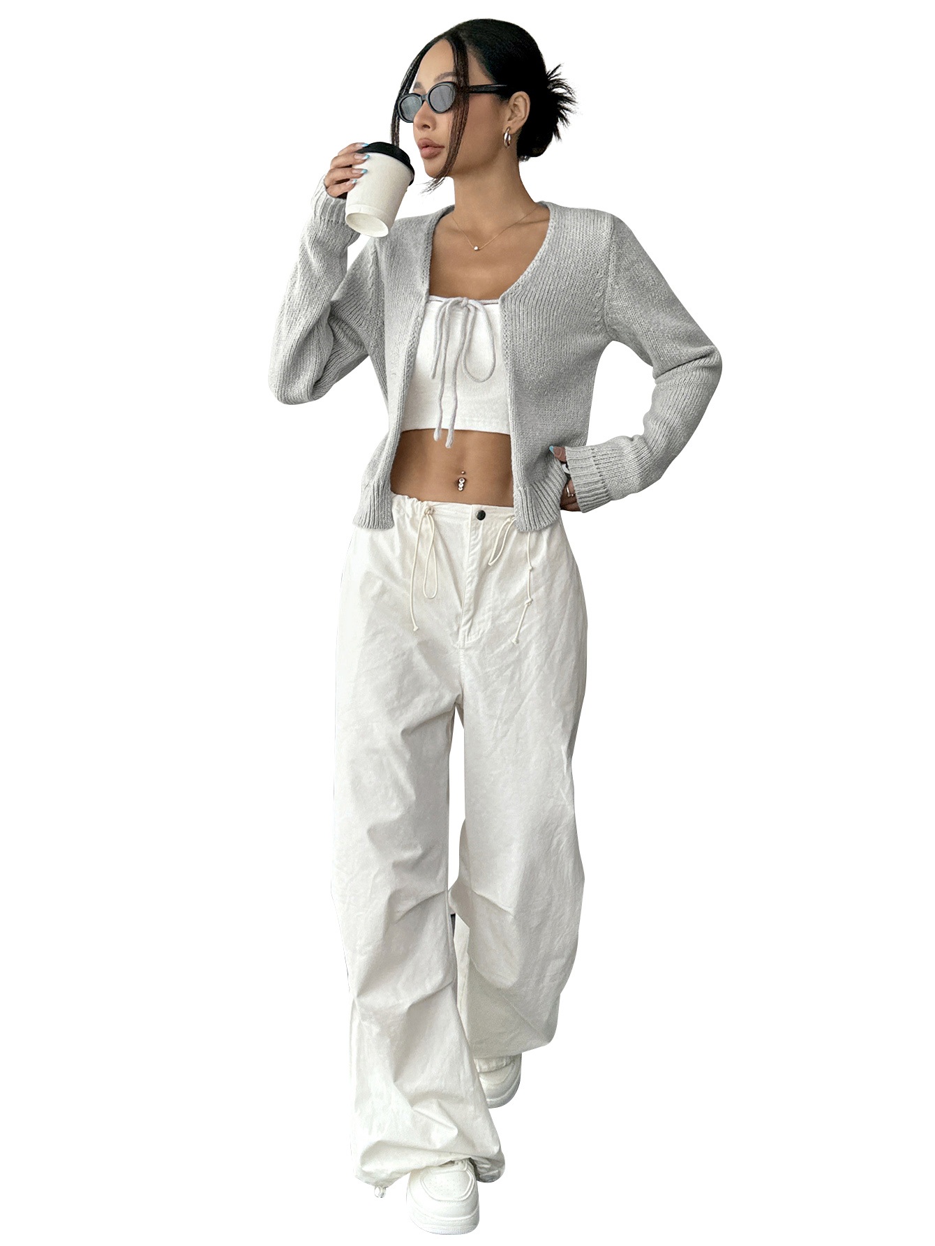 Ventilateur Flo en tricot de cardigan tricot pour femmes 1