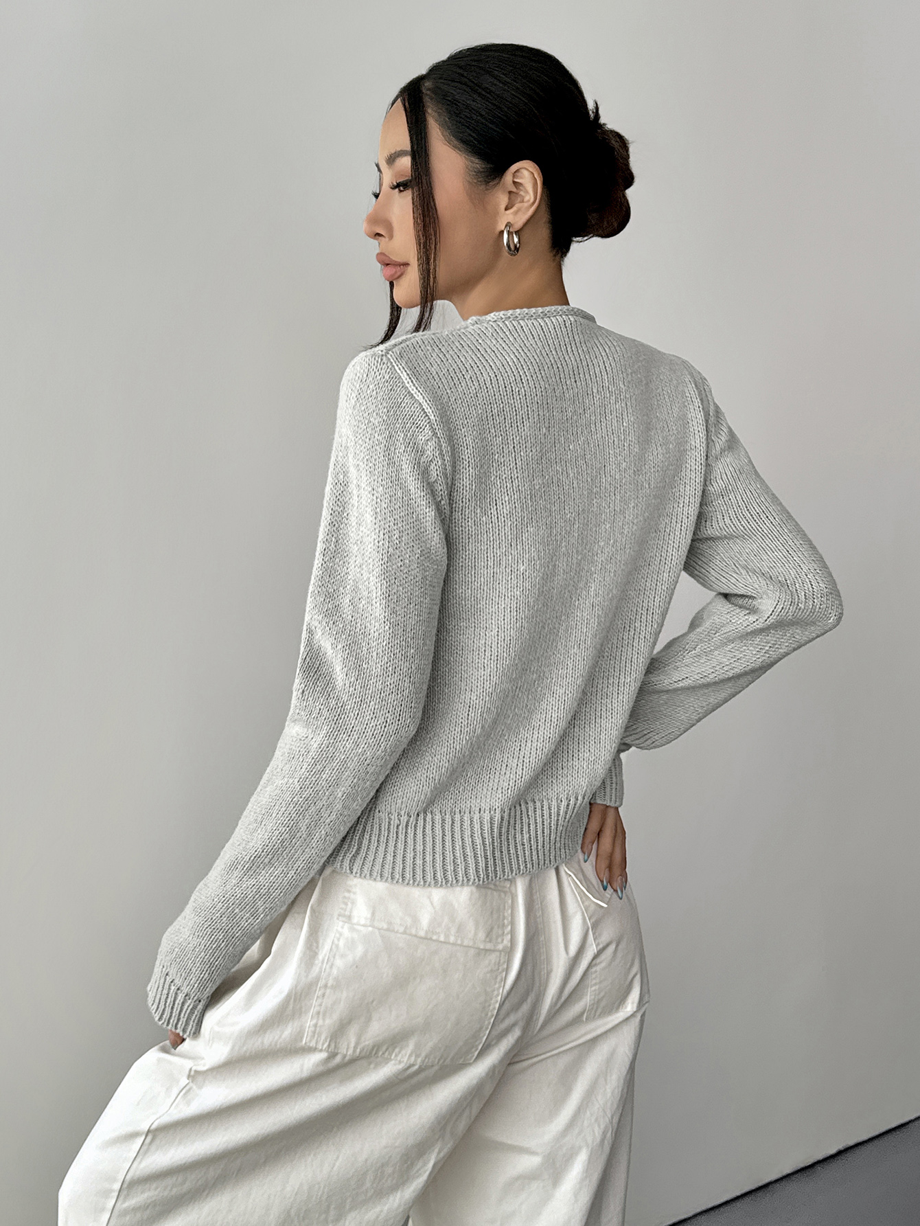 Ventilateur Flo en tricot de cardigan tricot pour femmes 2