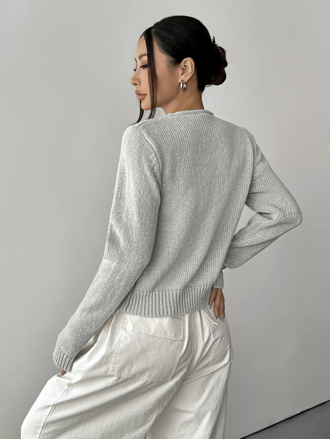 Customized Womens Knit Sweater 2