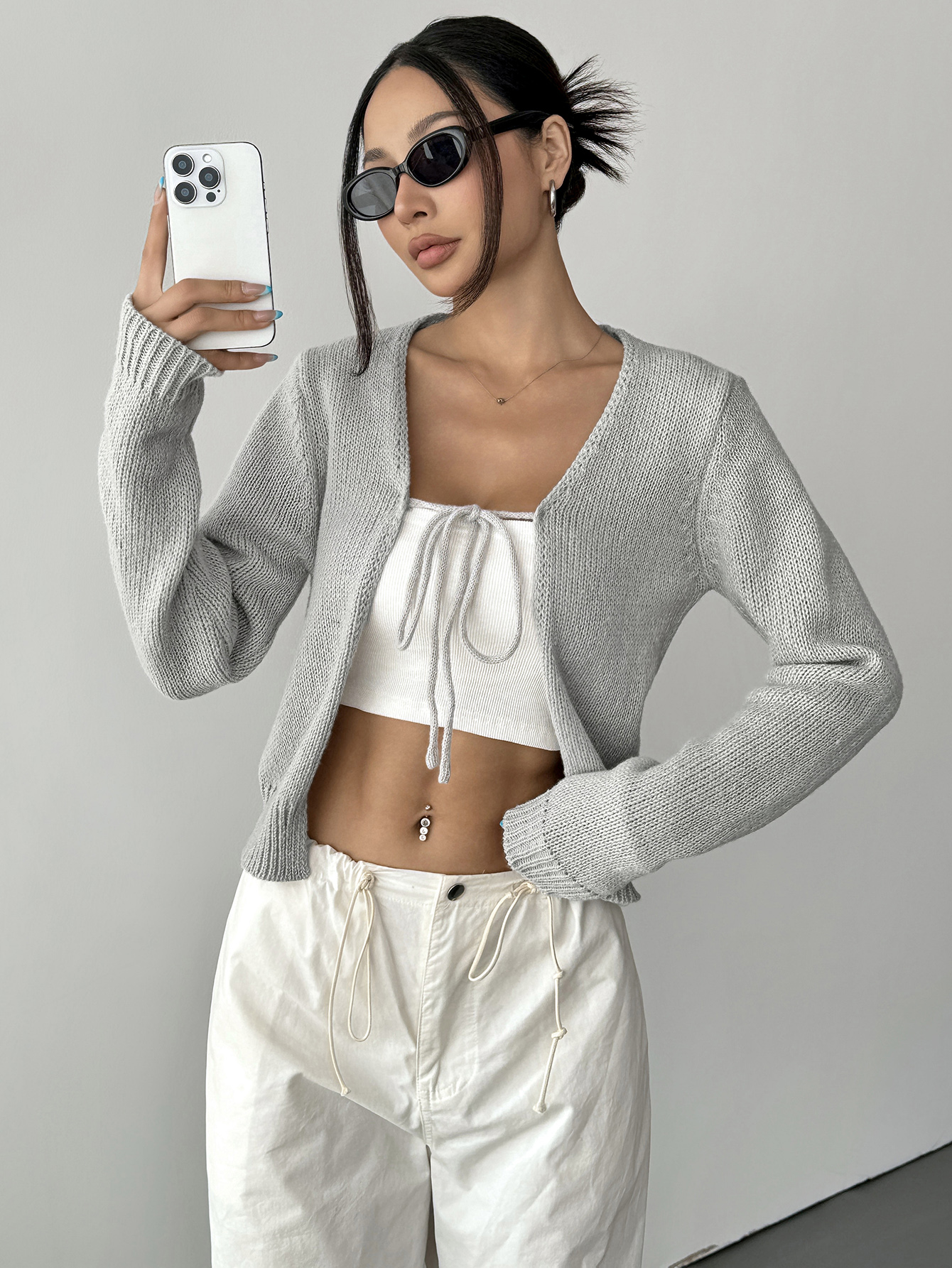 Ventilateur Flo en tricot de cardigan tricot pour femmes 5
