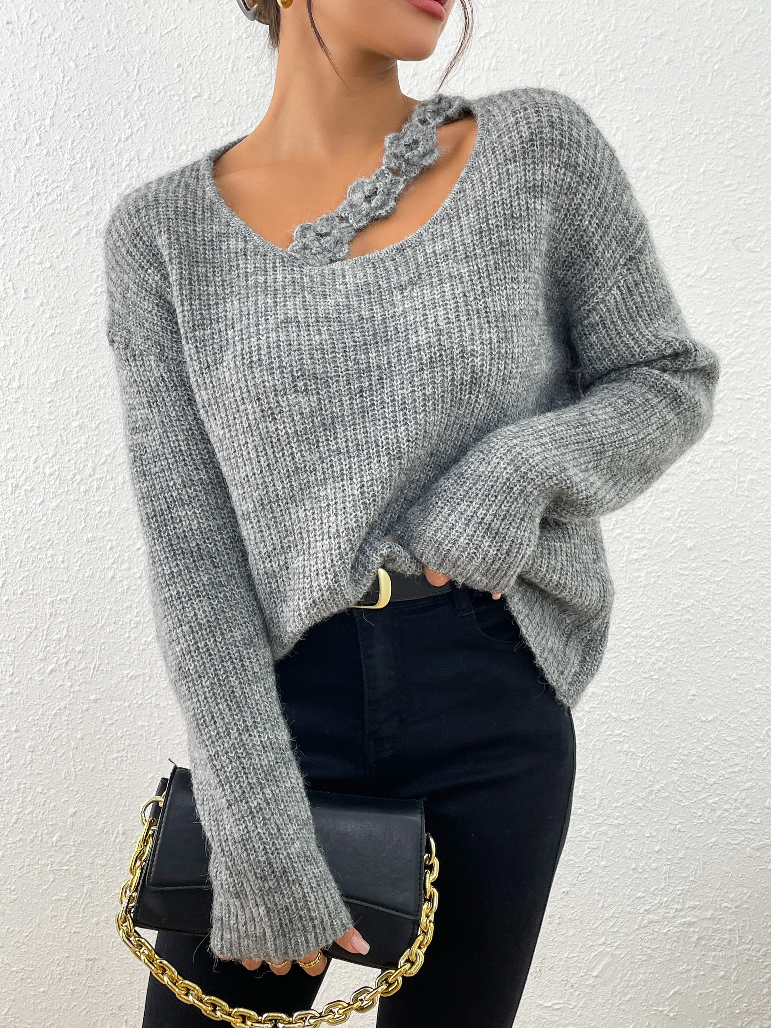 Wholesale Cable Knit Pullover Sweater Price List 4