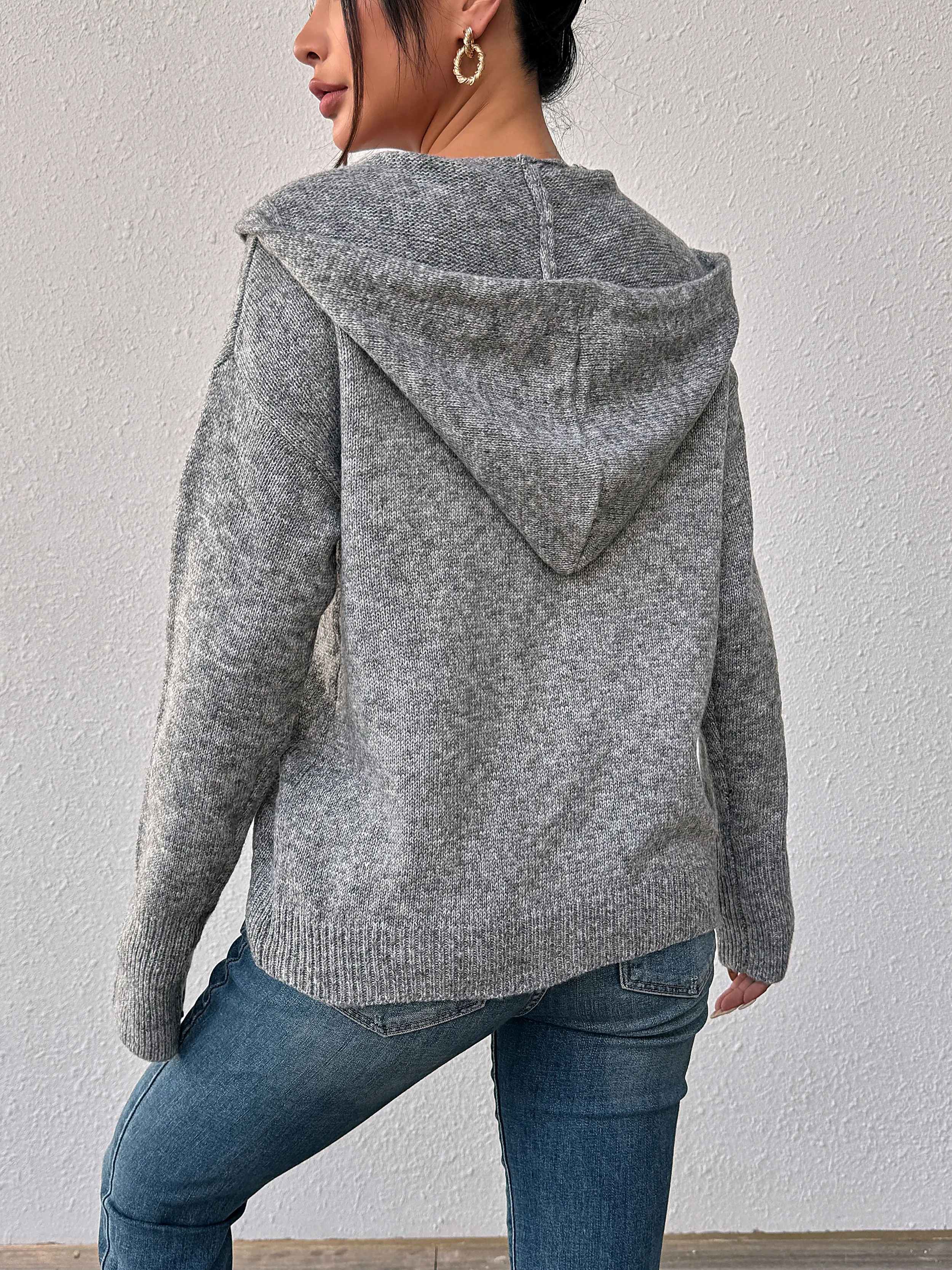 Chunky Knit Cardigan Sweater by Fan Flo 4