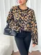 Fan Flo Cable Knit Pullover Sweater Cable Knit Pullover Sweatersupplier 4