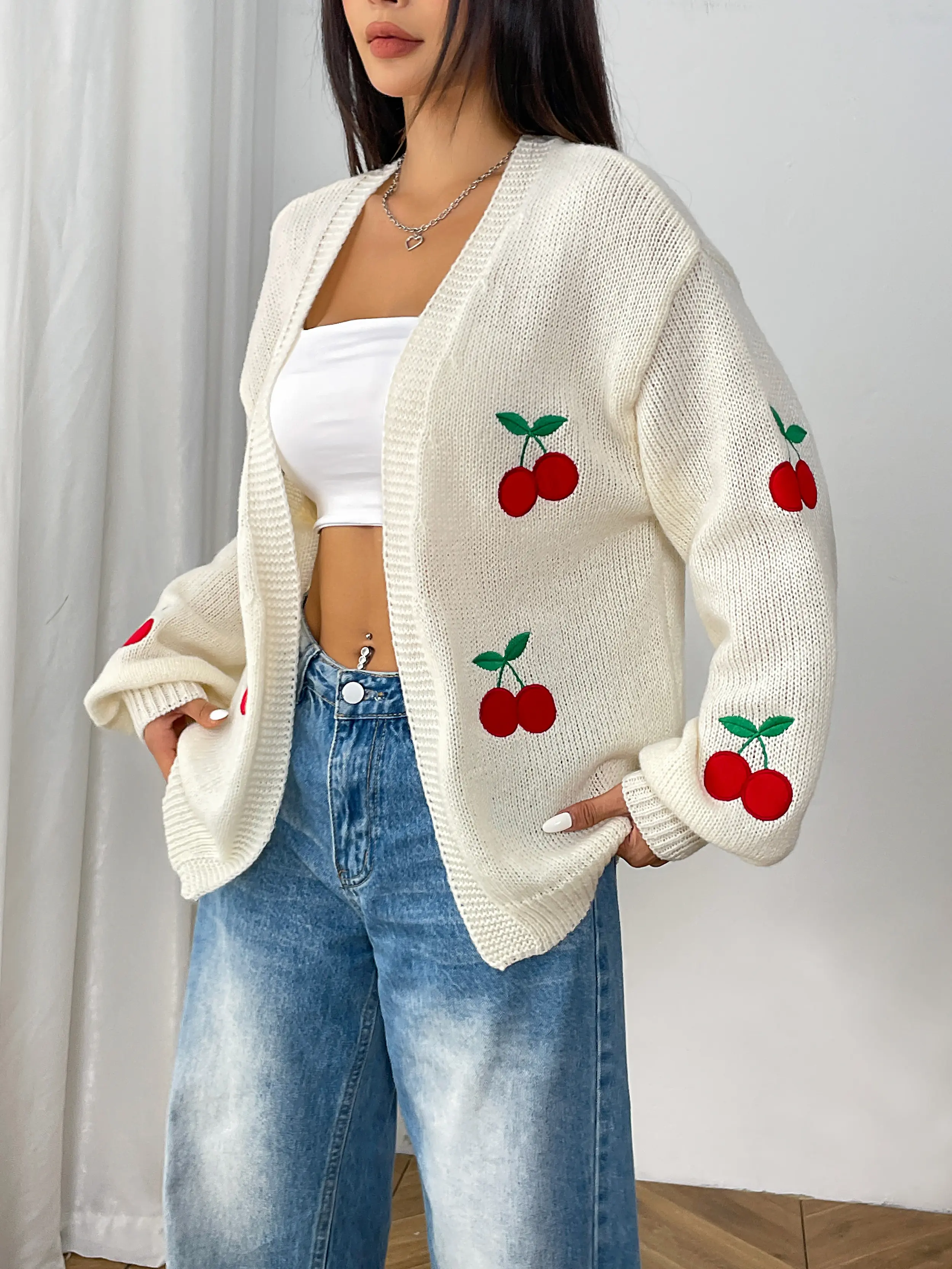 Oem & Odm Chunky Knit Cardigan Company 2