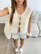 Knitted Vest Black by Fan Flo 5