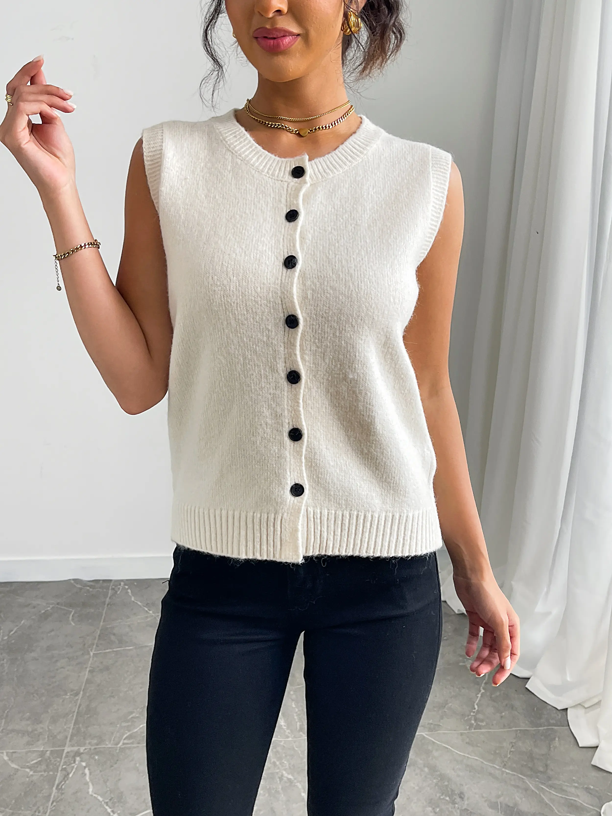 Vest Knit Womens by Fan Flo 2