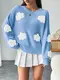 Knit Pullover Sweater Women's with Custom Services 6