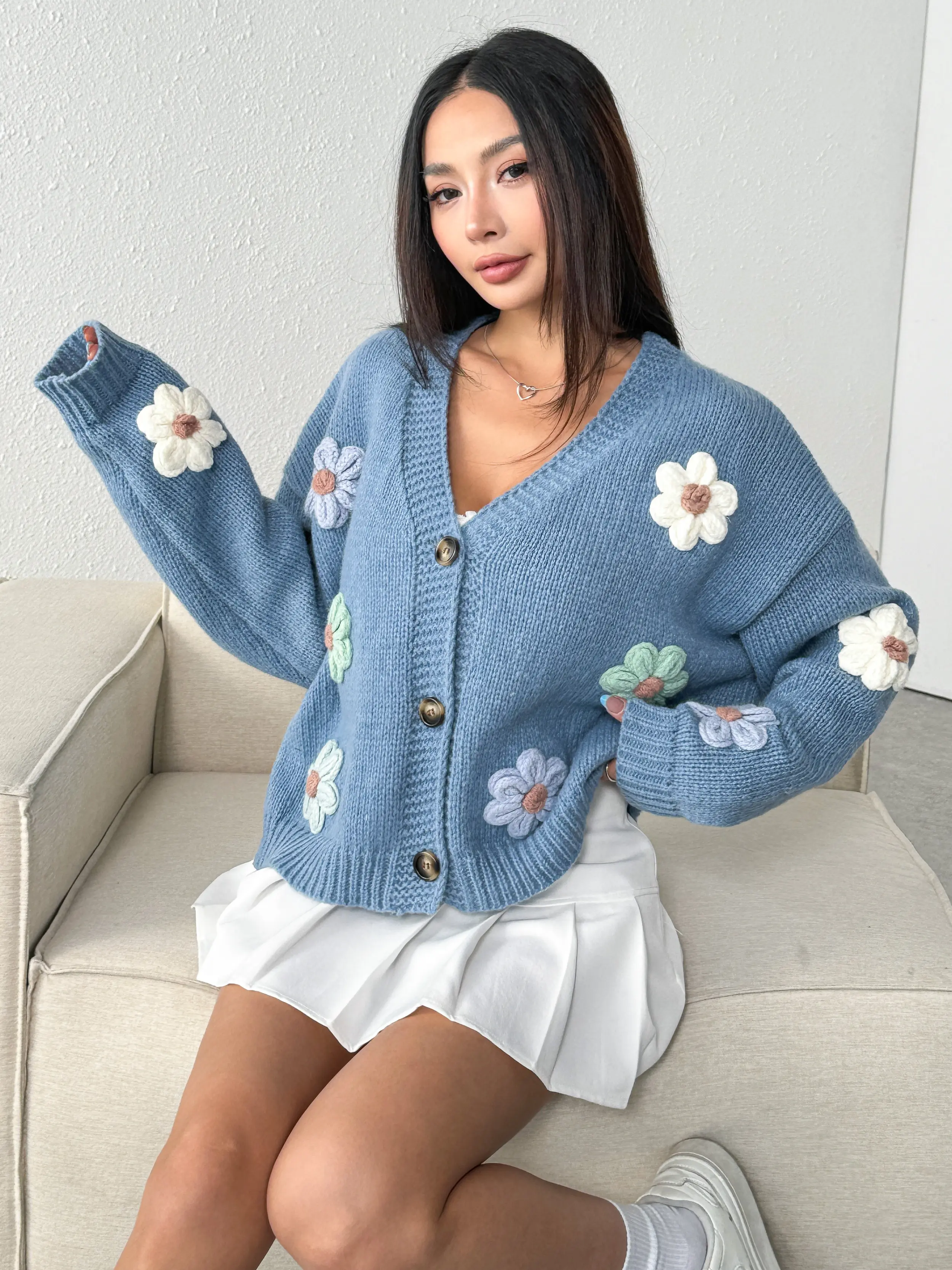 Fan Flo Womens Knit Sweater Womens Knit Sweaterbest Supplier 6