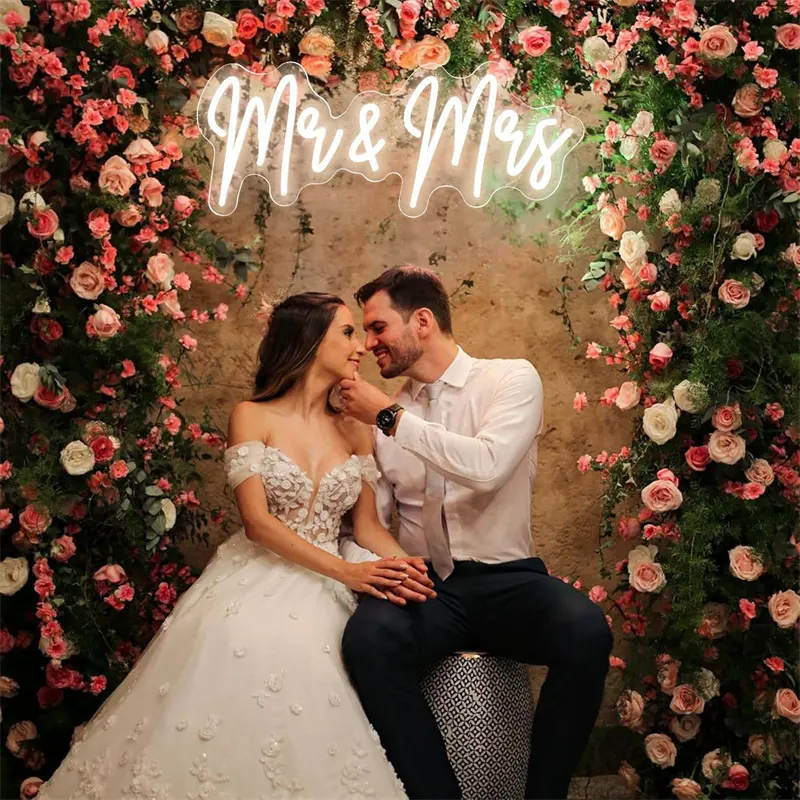 Companie de semne de nuntă cu LED-uri personalizate JXIN 2