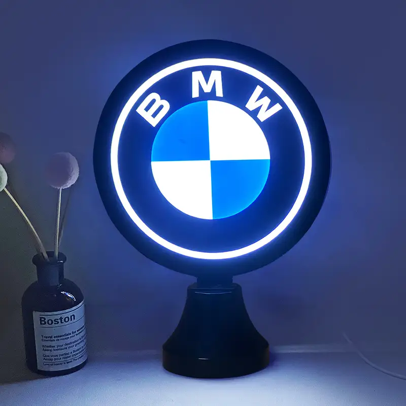 Free Design Custom Made Available Business Logo BMW Illuminated Letters Sign for Brands Display 1