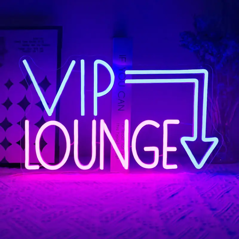 Otel Rehberliği için Büyük Hacimli Özelleştirilmiş Yumuşak Silikon Şerit VIP Salonu LED Duvar Tabelası 1