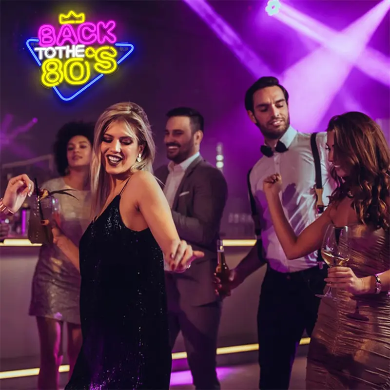 Enseigne lumineuse personnalisée pour entreprise de fêtes 2