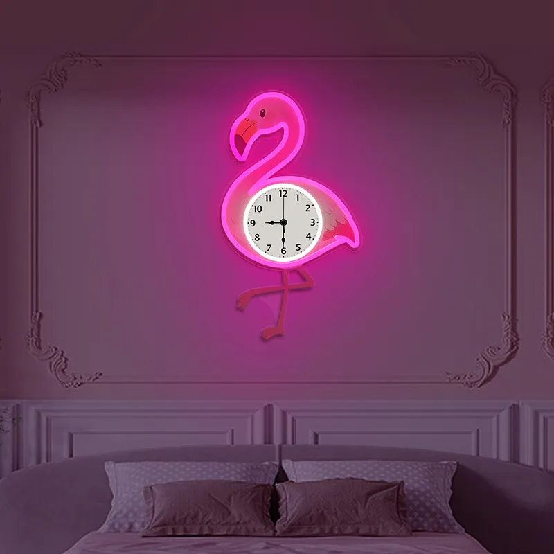 Relojes de neón personalizados, nuevo lanzamiento, venta al por mayor - JXIN 2