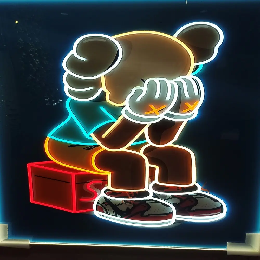 Horloges néon personnalisées, éclairage néon événementiel en gros - JXIN 3