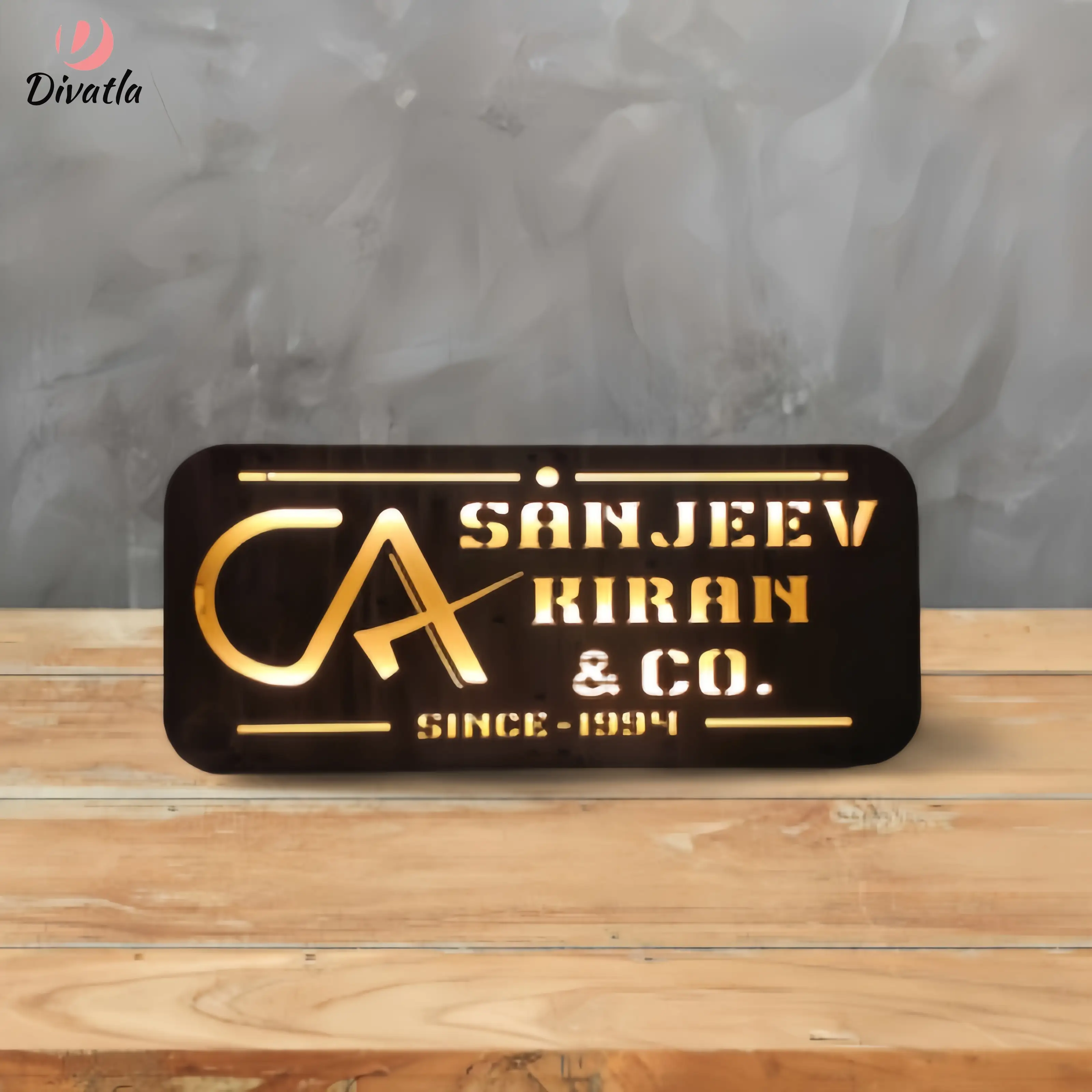 Özelleştirilmiş LED Neon İsimlik Tabela | Şirket Tanıtım Tabelaları 1