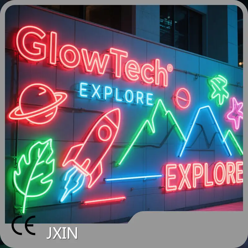 Enseignes lumineuses néon pour jardin, grandes enseignes au néon en gros - JXIN 1