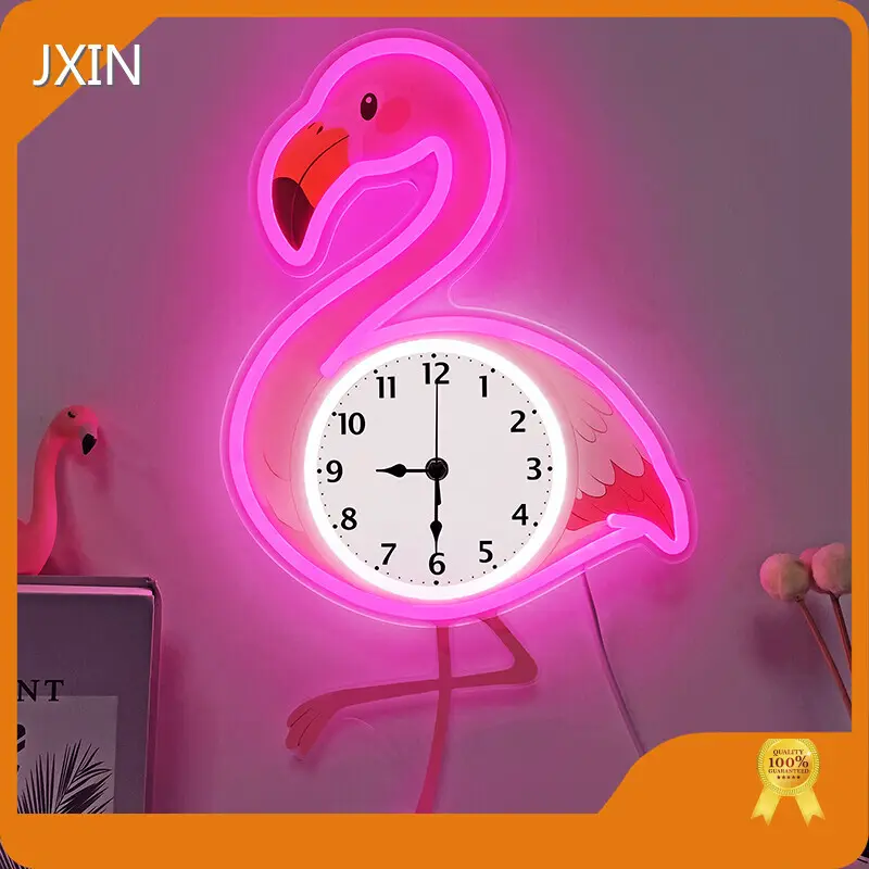 Relojes de neón personalizados, nuevo lanzamiento, venta al por mayor - JXIN 1