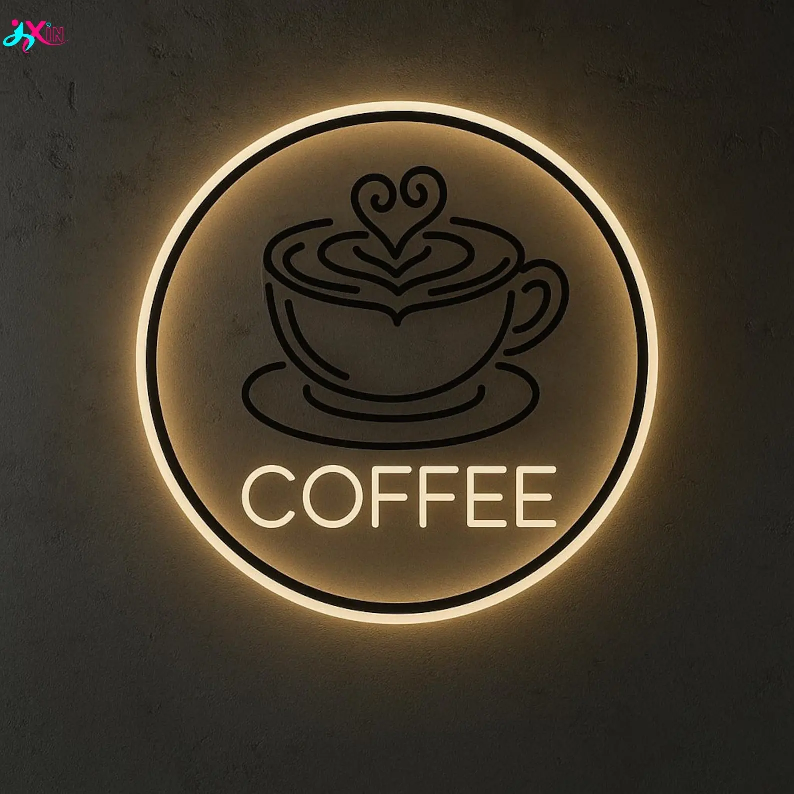 Horloge lumineuse néon JXIN Fabricants d'horloges lumineuses néon 2