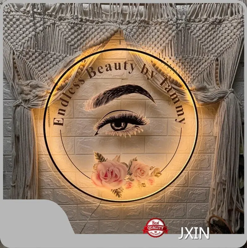 Enseigne lumineuse néon horloge pour salon de beauté - Vente en gros - JXIN 1