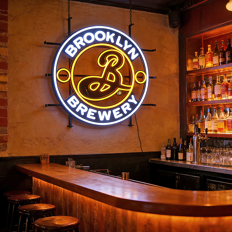 Custom Vintage Brooklyn Brewery Neon Signs Manufacturer | JXIN