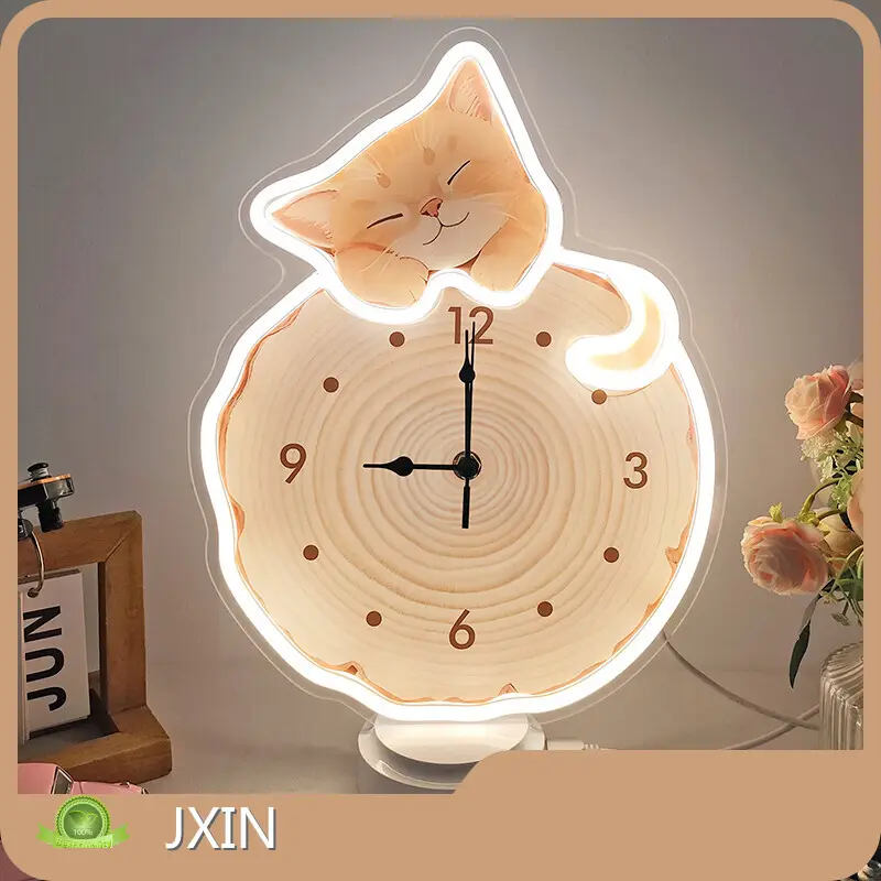 Horloge rouge néon - Nouveauté en vente en gros - JXIN 1