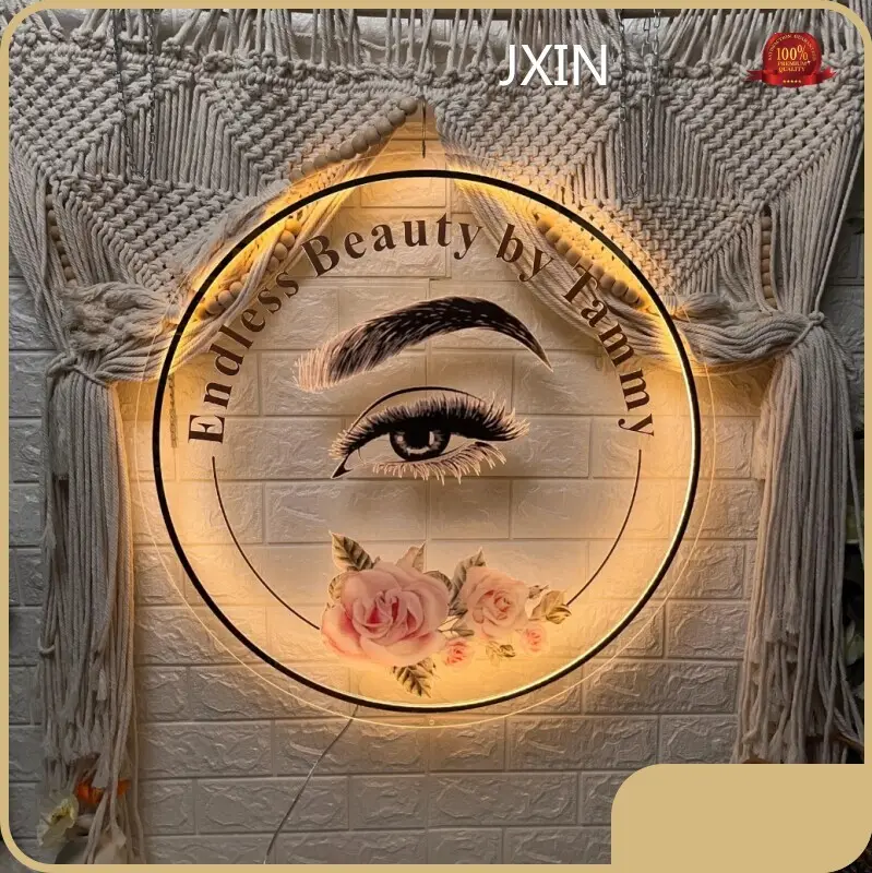 Enseignes lumineuses JXIN pour salon de beauté 1