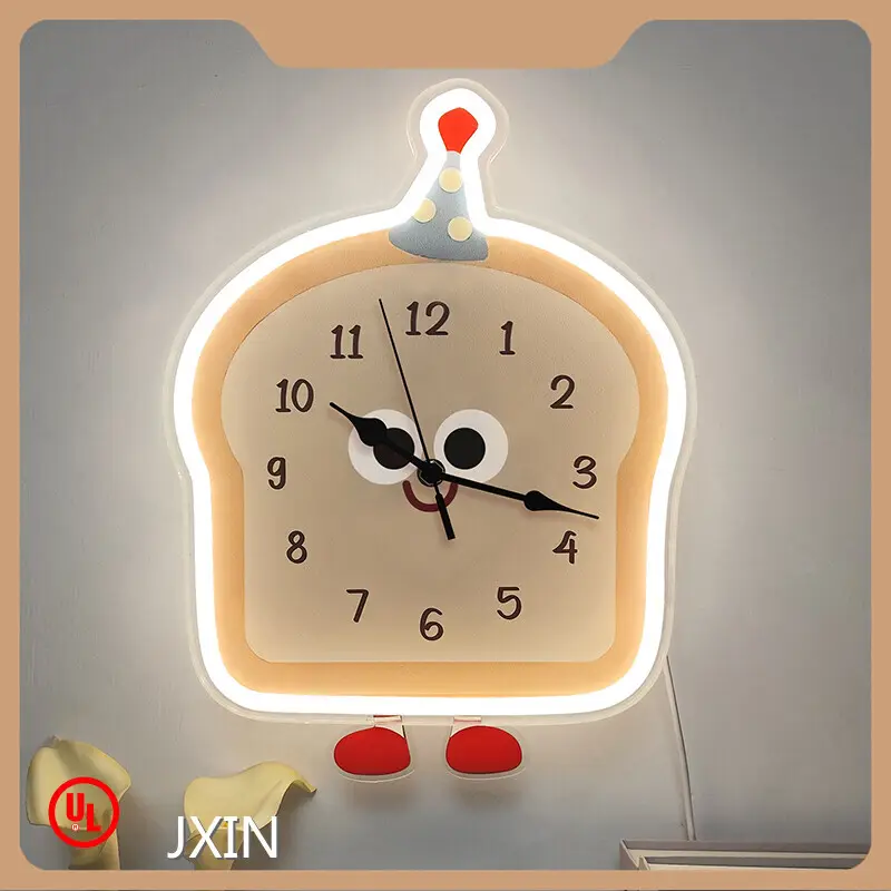 Horloge lumineuse au néon de JXIN 1