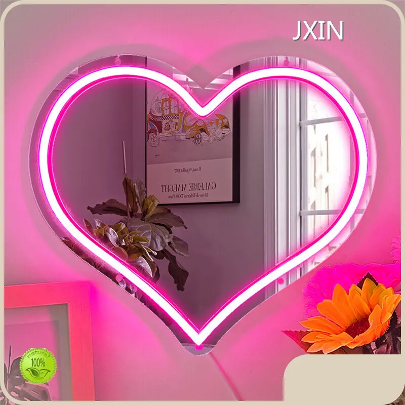 Neon Light Mirror by JXIN 1