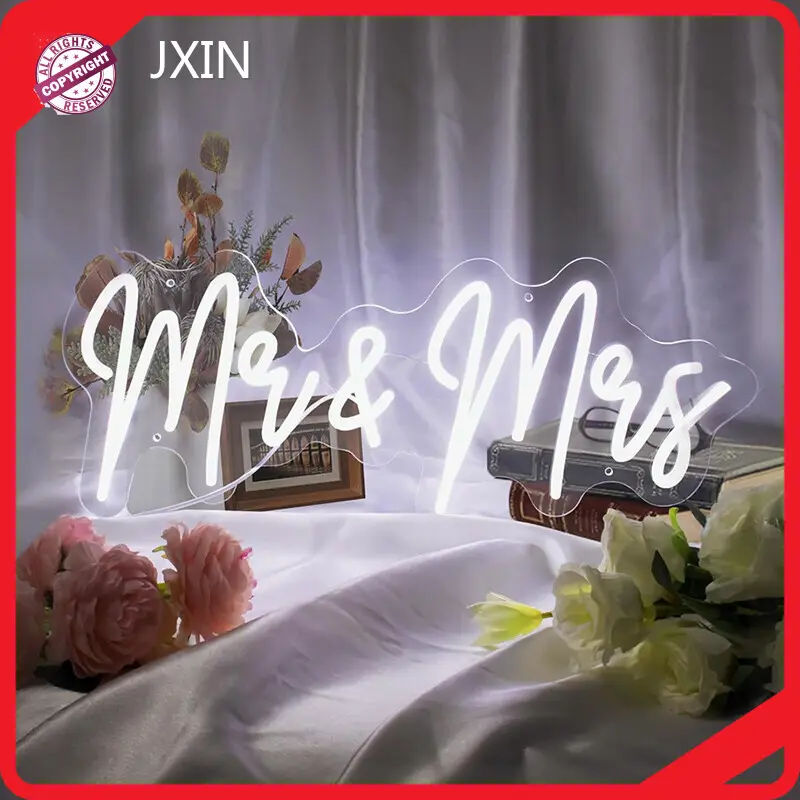 JXIN Custom Neon Wedding Sign Makers 1