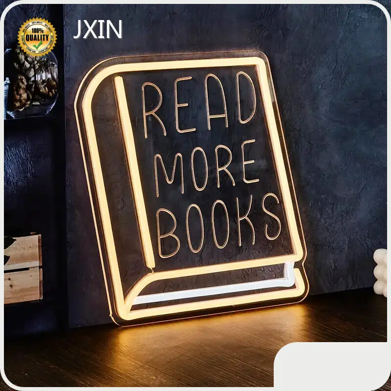 JXIN Neon Books Sign for Sale 1